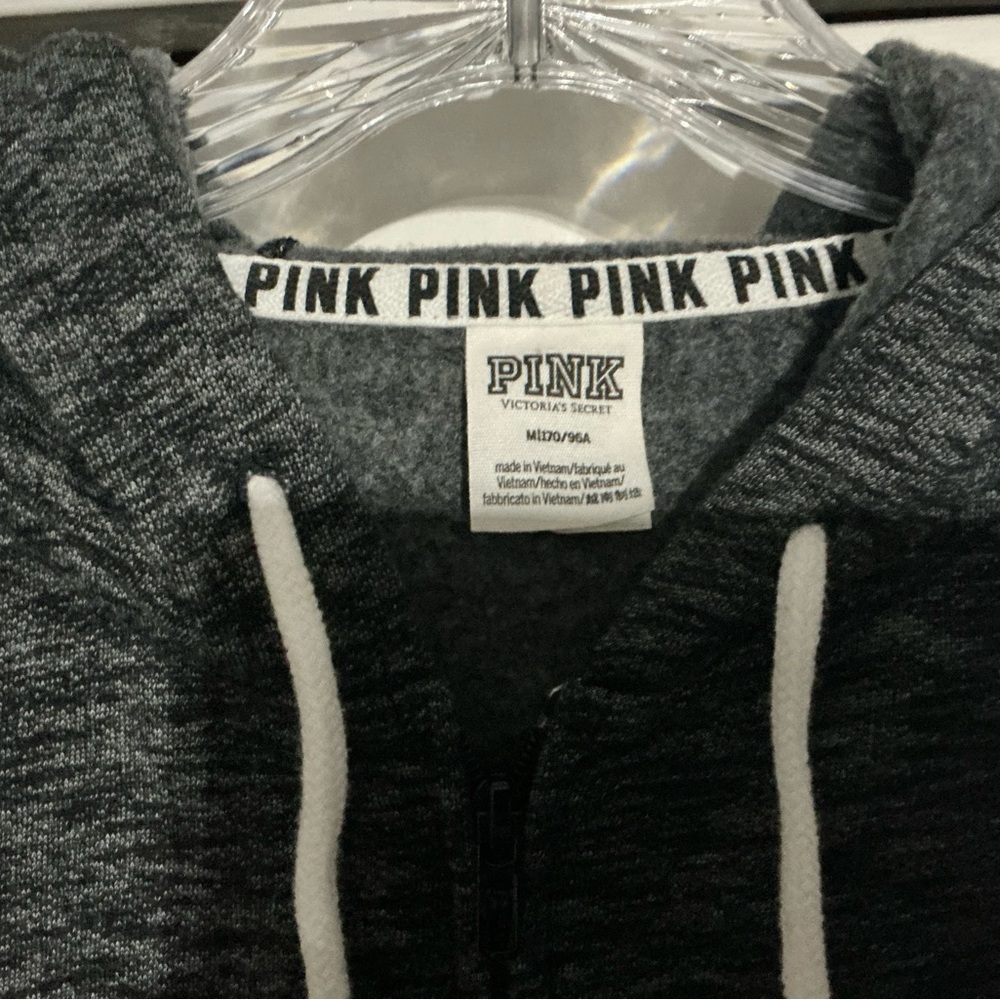 Victoria's Secret Pink Charcoal Hoodie - Picture 3 of 5